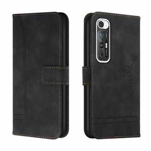 For Xiaomi Mi 10S Retro Skin Feel Horizontal Flip Soft TPU + PU Leather Case with Holder & Card Slots & Photo Frame(Black)