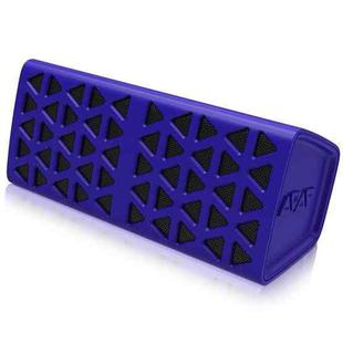 NewRixing NR-3021 TWS Hollow Triangle Pattern Bluetooth Speaker(Blue)