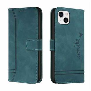 Retro Skin Feel Horizontal Flip Soft TPU + PU Leather Case with Holder & Card Slots & Photo Frame For iPhone 13(Army Green)