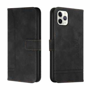 Retro Skin Feel Horizontal Flip Soft TPU + PU Leather Case with Holder & Card Slots & Photo Frame For iPhone 11 Pro(Black)