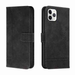 Retro Skin Feel Horizontal Flip Soft TPU + PU Leather Case with Holder & Card Slots & Photo Frame For iPhone 11 Pro Max(Black)