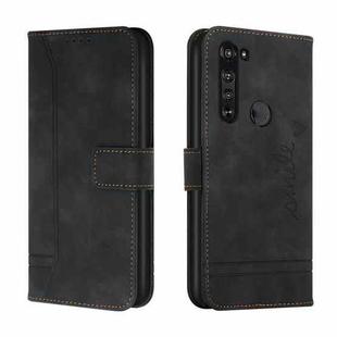 For Motorola Moto Edge Retro Skin Feel Horizontal Flip Soft TPU + PU Leather Case with Holder & Card Slots & Photo Frame(Black)