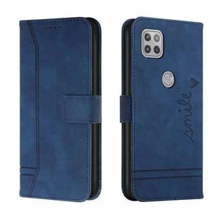 For Motorola Moto G 5G Retro Skin Feel Horizontal Flip Soft TPU + PU Leather Case with Holder & Card Slots & Photo Frame(Blue)