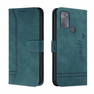 For Motorola Moto G50 Retro Skin Feel Horizontal Flip Soft TPU + PU Leather Case with Holder & Card Slots & Photo Frame(Dark Green)