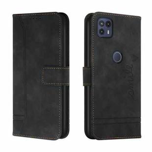 For Motorola Moto G50 5G Retro Skin Feel Horizontal Flip Soft TPU + PU Leather Case with Holder & Card Slots & Photo Frame(Black)