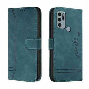 For Motorola Moto G60S Retro Skin Feel Horizontal Flip Soft TPU + PU Leather Case with Holder & Card Slots & Photo Frame(Dark Green)