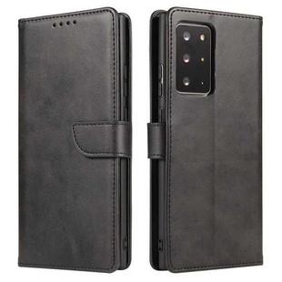 For Samsung Galaxy Note20 Ultra Calf Texture Buckle Horizontal Flip Leather Case with Holder & Card Slots & Wallet(Black)