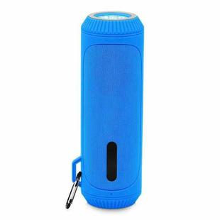 NewRixing NR-4016A TWS Outdoor Splashproof Bluetooth Speaker with Carabiner Handle & SOS Flashlight(Blue)