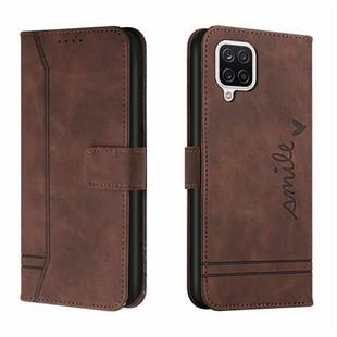 For Samsung Galaxy A42 5G Retro Skin Feel Horizontal Flip Soft TPU + PU Leather Case with Holder & Card Slots & Photo Frame(Coffee)