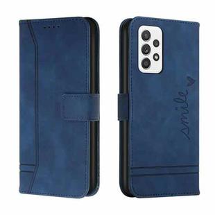 For Samsung Galaxy A72 Retro Skin Feel Horizontal Flip Soft TPU + PU Leather Case with Holder & Card Slots & Photo Frame(Blue)