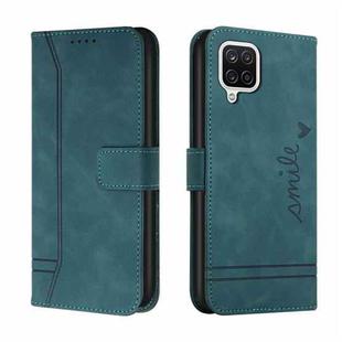 For Samsung Galaxy F22 Retro Skin Feel Horizontal Flip Soft TPU + PU Leather Case with Holder & Card Slots & Photo Frame(Army Green)