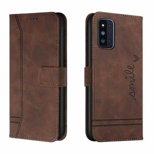 For Samsung Galaxy F52 Retro Skin Feel Horizontal Flip Soft TPU + PU Leather Case with Holder & Card Slots & Photo Frame(Coffee)