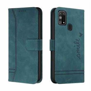 For Samsung Galaxy M31s Retro Skin Feel Horizontal Flip Soft TPU + PU Leather Case with Holder & Card Slots & Photo Frame(Army Green)