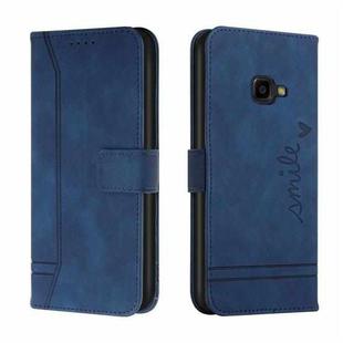 For Samsung Galaxy Xcover 4s Retro Skin Feel Horizontal Flip Soft TPU + PU Leather Case with Holder & Card Slots & Photo Frame(Blue)