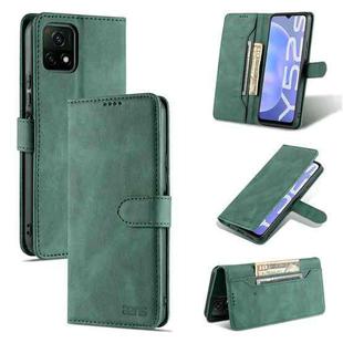 For vivo iQOO U3 AZNS Dream II Skin Feel PU+TPU Horizontal Flip Leather Case with Holder & Card Slots & Wallet(Green)