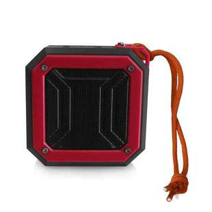 New Rixing NR-103 Mini TWS Bluetooth Speaker with Lanyard(Red)