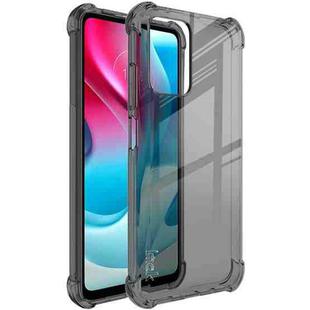 For Xiaomi Redmi 10 4G Overseas Version IMAK All-inclusive Shockproof Airbag TPU Case with Screen Protector(Transparent Black)