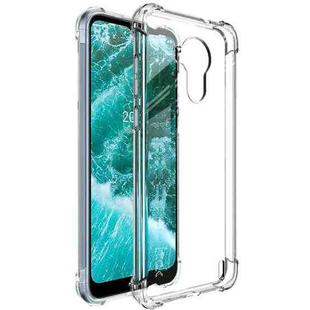 For Nokia C30 IMAK All-inclusive Shockproof Airbag TPU Case with Screen Protector(Transparent)