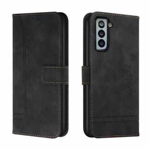 For Samsung Galaxy S21 5G Retro Skin Feel Horizontal Flip Soft TPU + PU Leather Case with Holder & Card Slots & Photo Frame(Black)