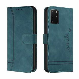 For Samsung Galaxy S20+ Retro Skin Feel Horizontal Flip Soft TPU + PU Leather Case with Holder & Card Slots & Photo Frame(Army Green)