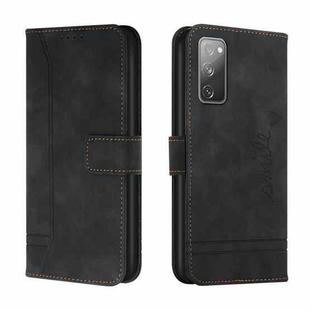 For Samsung Galaxy S20 FE Retro Skin Feel Horizontal Flip Soft TPU + PU Leather Case with Holder & Card Slots & Photo Frame(Black)