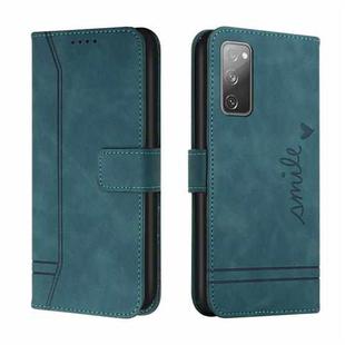 For Samsung Galaxy S20 FE Retro Skin Feel Horizontal Flip Soft TPU + PU Leather Case with Holder & Card Slots & Photo Frame(Army Green)