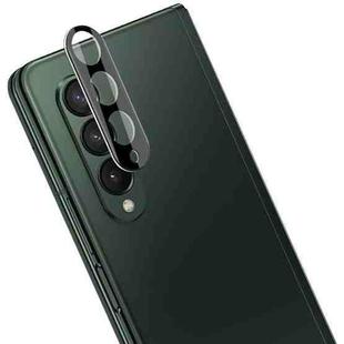 For Samsung Galaxy Z Fold3 5G IMAK Integrated Rear Camera Lens Tempered Glass Film with Lens Cap Black Version