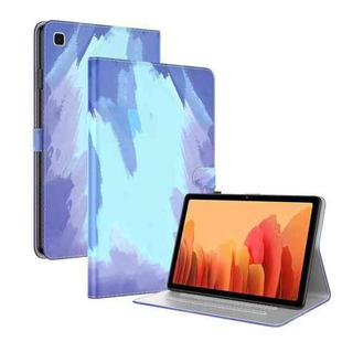 For Samsung Galaxy Tab A7 10.4 2020 T500 / T505 Voltage Watercolor Pattern Skin Feel Magnetic Horizontal Flip PU Leather Case with Holder & Card Slots & Photo Frame & Sleep / Wake-up Function(Winter Snow)