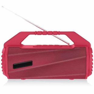 NewRixing NR-4025FM Outdoor Splash-proof Water Portable Bluetooth Speaker, Support Hands-free Call / TF Card / FM / U Disk(Red)