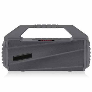 NewRixing NR-4025P with Screen Outdoor Splash-proof Water Portable Bluetooth Speaker, Support Hands-free Call / TF Card / FM / U Disk(Grey)