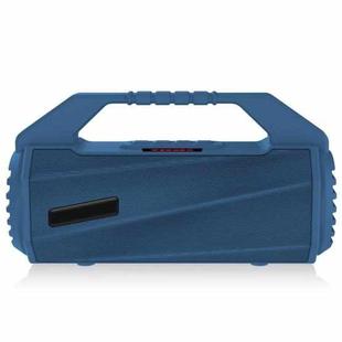 NewRixing NR-4025P with Screen Outdoor Splash-proof Water Portable Bluetooth Speaker, Support Hands-free Call / TF Card / FM / U Disk(Blue)