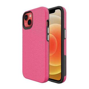 Triangle Armor Texture TPU + PC Case For iPhone 13 mini(Pink)