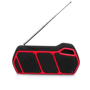 NewRixing NR-5011fm Outdoor Portable Bluetooth Speakerr, Support Hands-free Call / TF Card / FM / U Disk(Red)