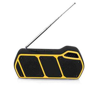 NewRixing NR-5011fm Outdoor Portable Bluetooth Speakerr, Support Hands-free Call / TF Card / FM / U Disk(Yellow)