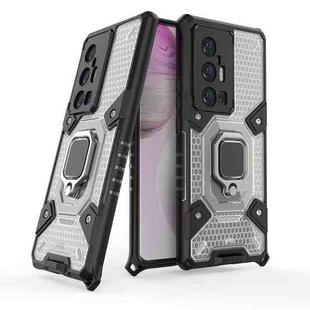 For vivo X70 Pro+ Space PC+TPU Shockproof Case with Ring Holder(Grey)