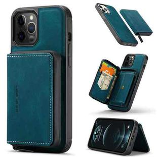 For iPhone 13 mini JEEHOOD Magnetic Zipper Horizontal Flip Leather Case with Holder & Card Slot & Wallet (Blue)