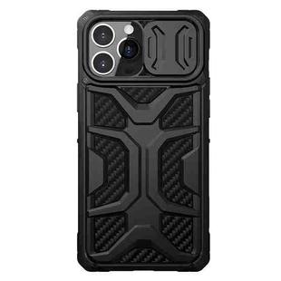 For iPhone 13 Pro Max NILLKIN Sliding Camera Cover Design Shockproof TPU + PC Protective Case (Black)