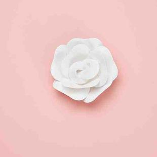 Rose Creative Paper Cutting Shooting Props Flowers Papercut Jewelry Cosmetics Background Photo Photography Props(White)