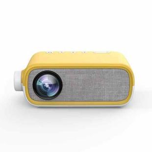 YG280 1920x1080P Portable Home Theater Mini LED HD Digital Projector, EU Plug(Yellow)