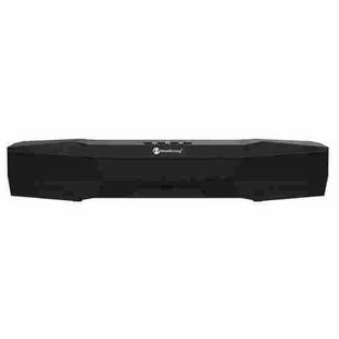NewRixing NR-7011 Outdoor Portable Bluetooth Speaker with Phone Holder, Support Hands-free Call / TF Card / FM / U Disk(Black)