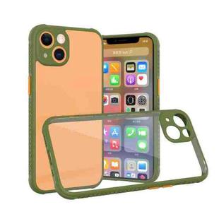 Michelin Tires Texture Acrylic + TPU Shockproof Protective Case For iPhone 13(Army Green)
