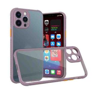 For iPhone 13 Pro Max Michelin Tires Texture Acrylic + TPU Shockproof Protective Case (Purple)