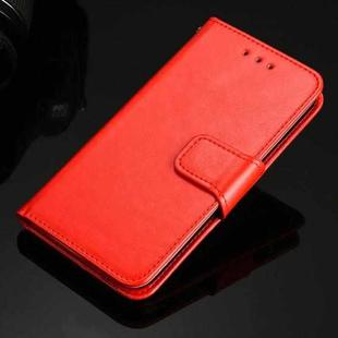 For iPhone 12 Pro Max Crystal Texture Horizontal Flip Leather Case with Holder & Card Slots & Wallet(Red)
