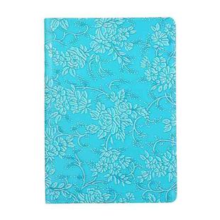 360 Degree Rotating Grape Texture Leather Case with Holder For iPad mini 3 / 2 / 1(Blue)