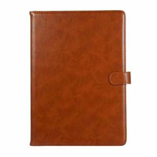 Crazy Horse Texture Horizontal Flip Leather Case with Buckle & Holder & Card Slots & Wallet & Photo Frame For iPad 9.7 2018 / 2017(Brown)