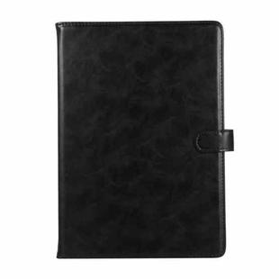 Crazy Horse Texture Horizontal Flip Leather Case with Buckle & Holder & Card Slots & Wallet & Photo Frame For iPad 9.7 2018 / 2017(Black)