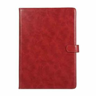 Crazy Horse Texture Horizontal Flip Leather Case with Buckle & Holder & Card Slots & Wallet & Photo Frame For iPad 9.7 2018 / 2017(Wine Red)