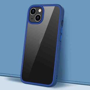 For iPhone 13 mini Gorgeous Color Series PC + TPU Shockproof Protective Case (Blue)