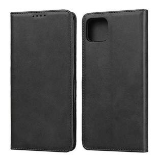 For Google Pixel 4 XL Calf Texture Magnetic Horizontal Flip Leather Case with Holder & Card Slots & Wallet(Black)