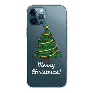 For iPhone 13 Pro Christmas Series Transparent TPU Protective Case (Small Christmas Tree)